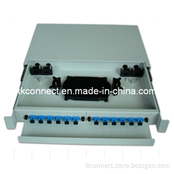Sliding 1u 12core/12port Fiber Optic Patch Panel